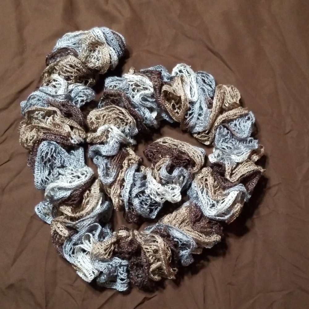 Multi-Color Ruffle Scarf